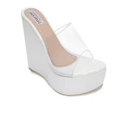 HEART CORE Women Transparent Open Toe Wedge Heel Sandals-picture-37