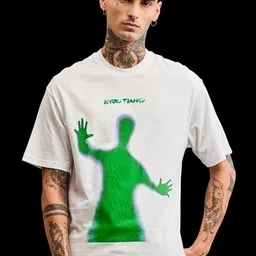 Snitch Men Graphic Printed Cotton Oversized T-shirt image 2