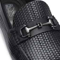 ROSSO BRUNELLO Men Textured  Formal Loafers image 5