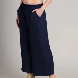 DELIS Women Linen Palazzos image 3