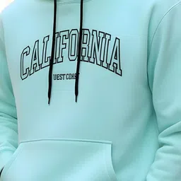 SHAUN Men Printed Hooded Sweatshirt image 4