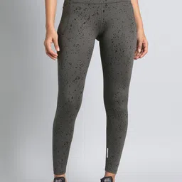 CULT Women's Grey Printed Train All Day COMFlex Tights-image-72