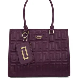 LAVIE LUXE Women Textured Structured Tasselled Handheld Bag-picture-30