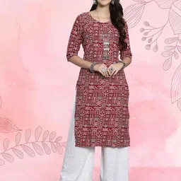 Ethnic basket Women Pack Of 2 Multicoloured Crepe Kurtas image 2