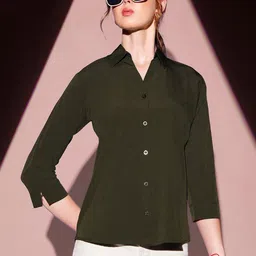 GOLDSTROMS Women V-Neck T-shirt image 3