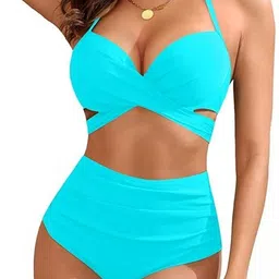 DREAM X FASHION V-Neck Swim Bikini Set-picture-35