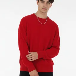 glitchez Typography Self Design Pullover image 3