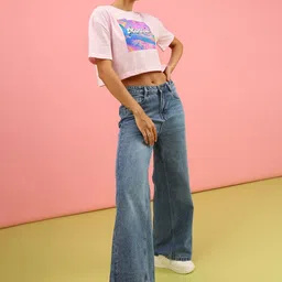 LIMEROAD Women Typography Printed T-shirt image 3