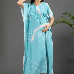 GOLDSTROMS Print Flared Sleeve Maternity Maxi Dress image 4