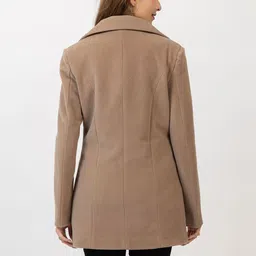 ELEVEIGHT Single-Breasted Notched Lapel Collar Coat image 2