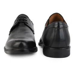 Alberto Torresi Men Textured Lace-Up Formal Derby Shoes image 4