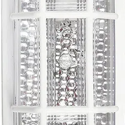 zoreza 9 watt PVC Bulkhead Wall Light Fitting, Silver, Oval For outdoor Weather And Waterproof Gate Light Outdoor Lamp-picture-30