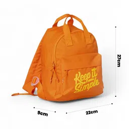 QIPS Unisex Typography Backpack image 5