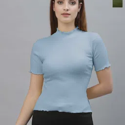 Friskers Women Pack of 2 Cotton Ribbed Crop Top-picture-19