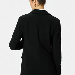 Koton Women Longline Tailored Jacket with Patchwork image 5