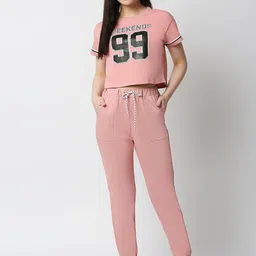 Kraus Jeans Women Loose Fit High-Rise Joggers Trousers image 4