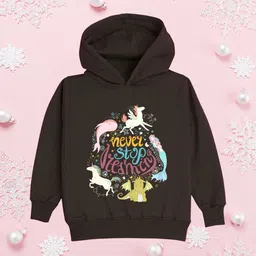 NUSYL Girls Printed Hooded Sweatshirt-picture-23