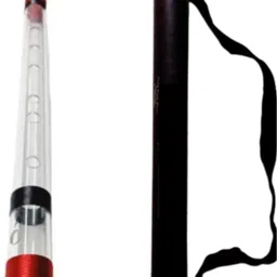 sample C Natural Medium & Indian Professional Acrylic Flute 19.5 inch Size Fiber Glass Flute-picture-18