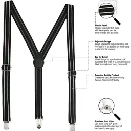 Kavove Y- Back Suspenders for Men image 3