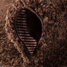 CARPETIFY Brown Anti-Skid Shaggy Carpet image 2