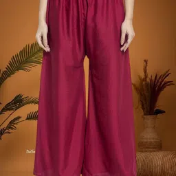 GRACIT Women Flared Knitted Ethnic Palazzos-picture-25