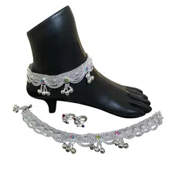 sonu select Alloy Silver Silver Jewellery Set (Pack of 1)-picture-5