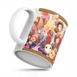 Mr UVD White & Pink Printed Ceramic Matte Mugs 350 ml image 2