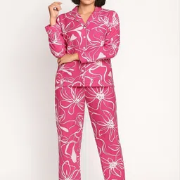 GAB Women Printed Night suit image 3