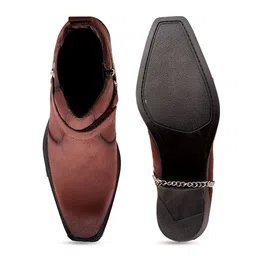 Bxxy Men Solid Suede Chelsea Boots image 4