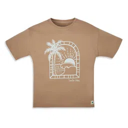 My Milestones Boys Graphic Printed Round Neck Cotton T-shirt-picture-40