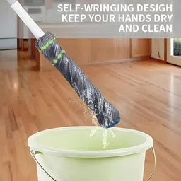 nxtnova Twist Mop Set Floor Cleaner Wet & Dry Cleaning| Tiles & Wooden Floor Wet & Dry Mop image 4