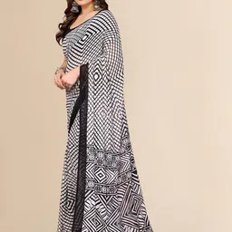 Moda Rapido Poly Georgette Saree image 4