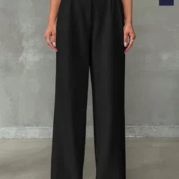 KERI PERRY Women Pack of 2 Relaxed Straight Leg High-Rise Trousers-picture-10