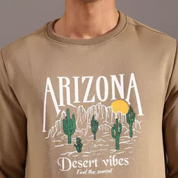 LIMEROAD Men Printed Sweatshirt image 5