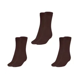 MUKHAKSH Men Pack Of 3 Solid Cotton Calf-Length Socks-picture-16