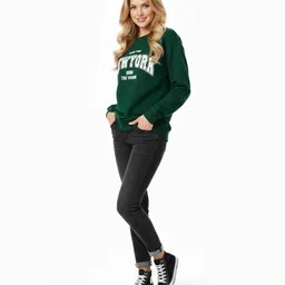 quickr traders Women Full Sleeve Graphic Print Sweatshirt image 4