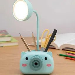 prem kutir 3-in-1 Cute Piggy Desk Lamp with Pencil Sharpener and Pen Holder, Study Lamp-picture-34