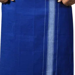 PRAKASAM COTTON Men Selection Of 2 Pure Cotton Dhotis image 5