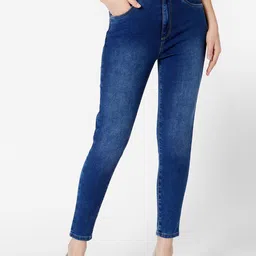 Kraus Jeans Women Super Skinny Fit High-Rise Light Fade Jeans-image-47