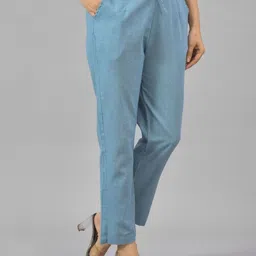 ETC X D To D Life Style Women Solid Mid-Rise Cotton Trouser-picture-30