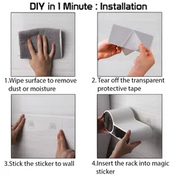 HOKIPO White Solid Plastic Tissue Holders image 3