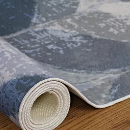 Kaleen India Blue Polyester Carpets image 2