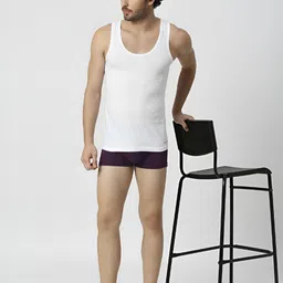 FRENCHIE Men Pack of 3 Cotton Innerwear Vests image 4