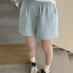 LULU & SKY Women Loose Fit High-Rise Shorts-picture-16