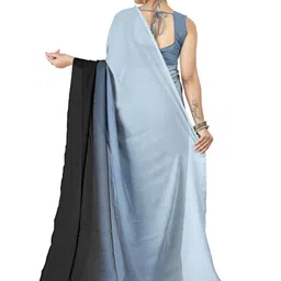 Moda Rapido Ombre Dyed Poly Georgette Regular Saree image 3