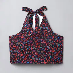 taffykids Floral Print Halter Neck Crop Top-picture-42