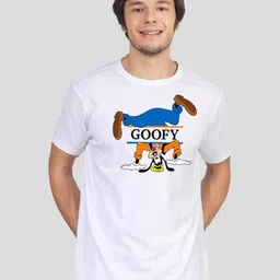 Greylongg Men Graphic Printed Round Neck Cotton Goofy T-shirt-picture-33