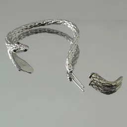 Krelin Silver-Plated Animal Shaped Stainless Steel Antique Ear Cuff Earrings-picture-36