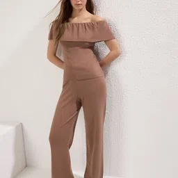 Trendyol Strapless Top & Trousers Clothing Set image 5