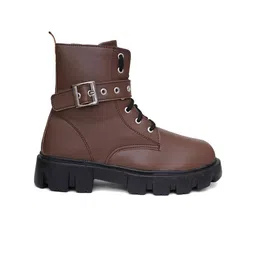 Killer Women Round Toe Lace Up Boots image 5